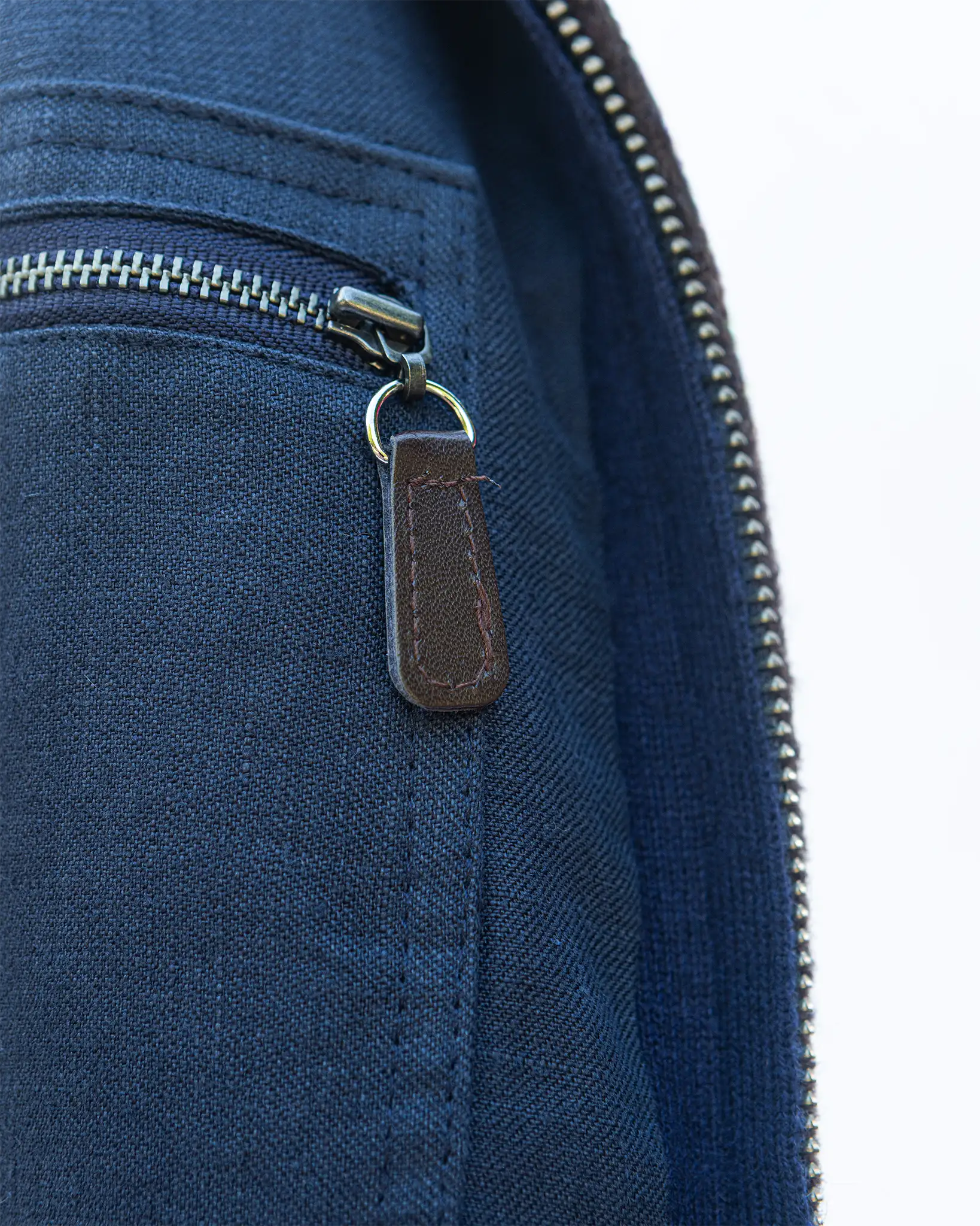 Cashmere and Merino Lined Gilet - Navy