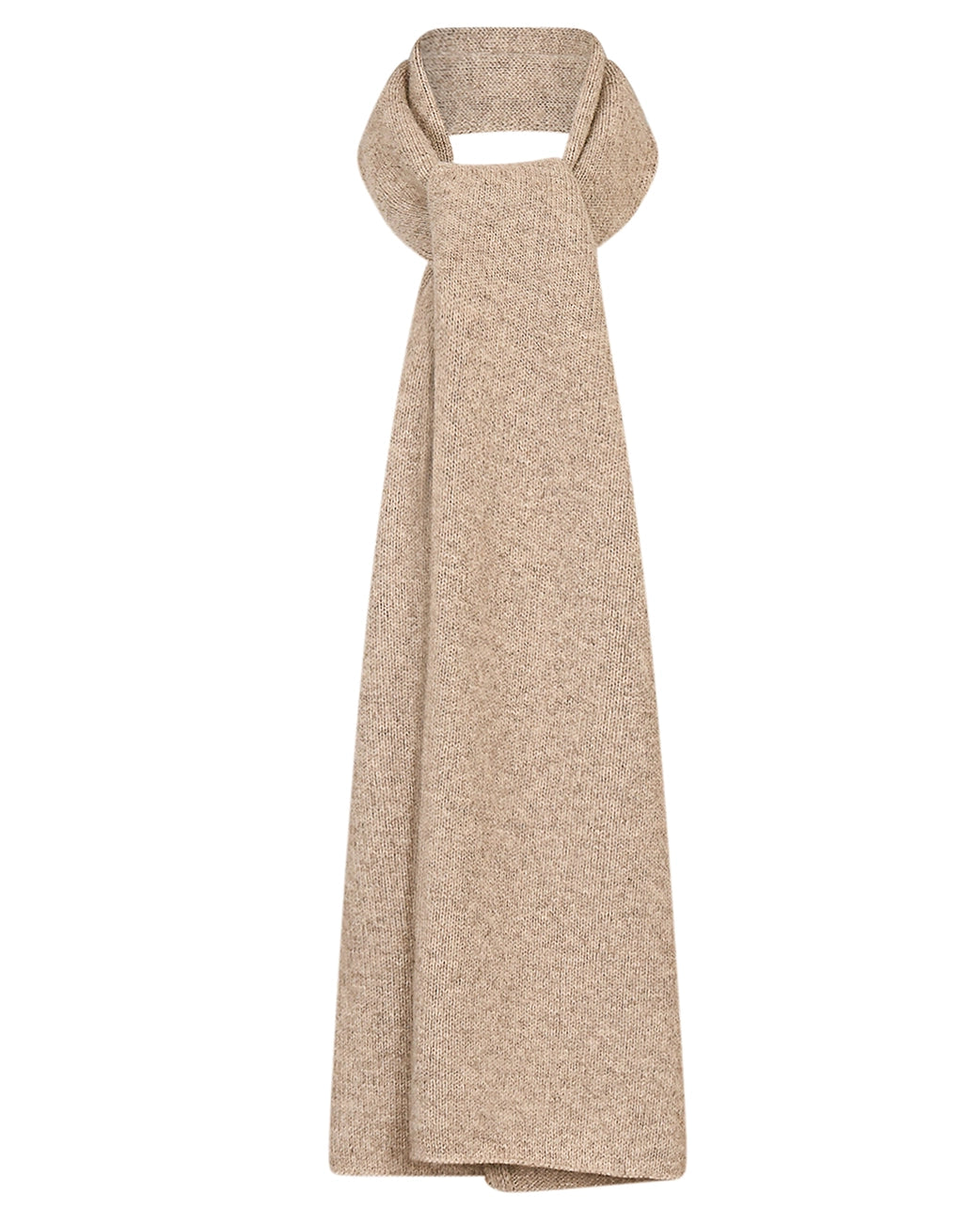 Knitted Scarf - Natural Yak Yarn