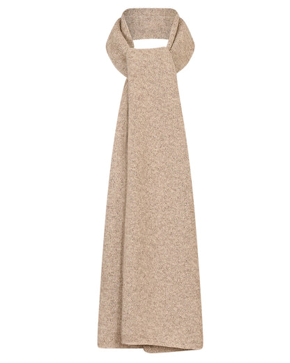 Knitted Scarf - Natural Yak Yarn