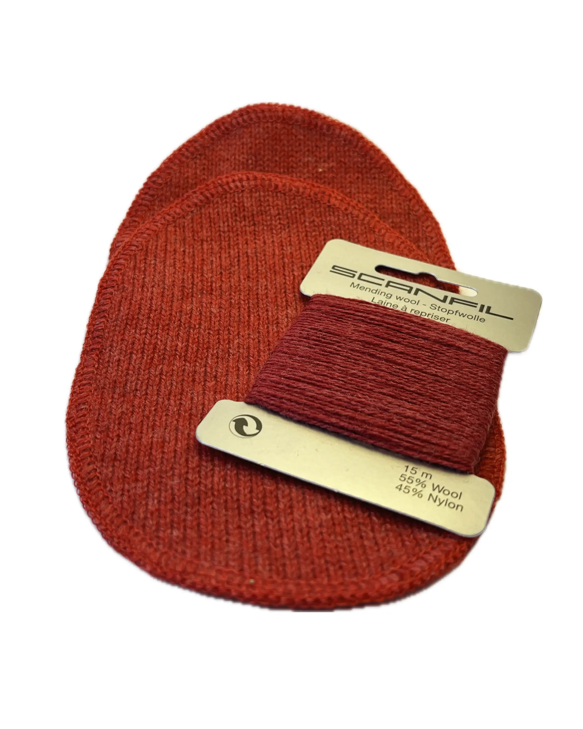 Elbow patch for repairs in paprika burnt coral