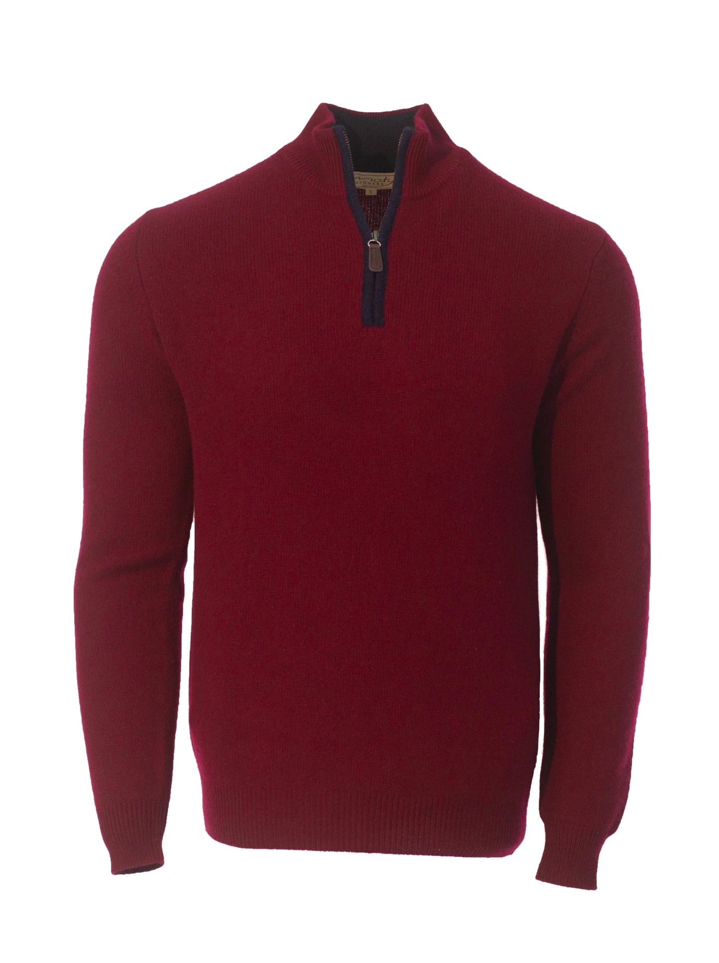 Burgundy half zip jumper best sale