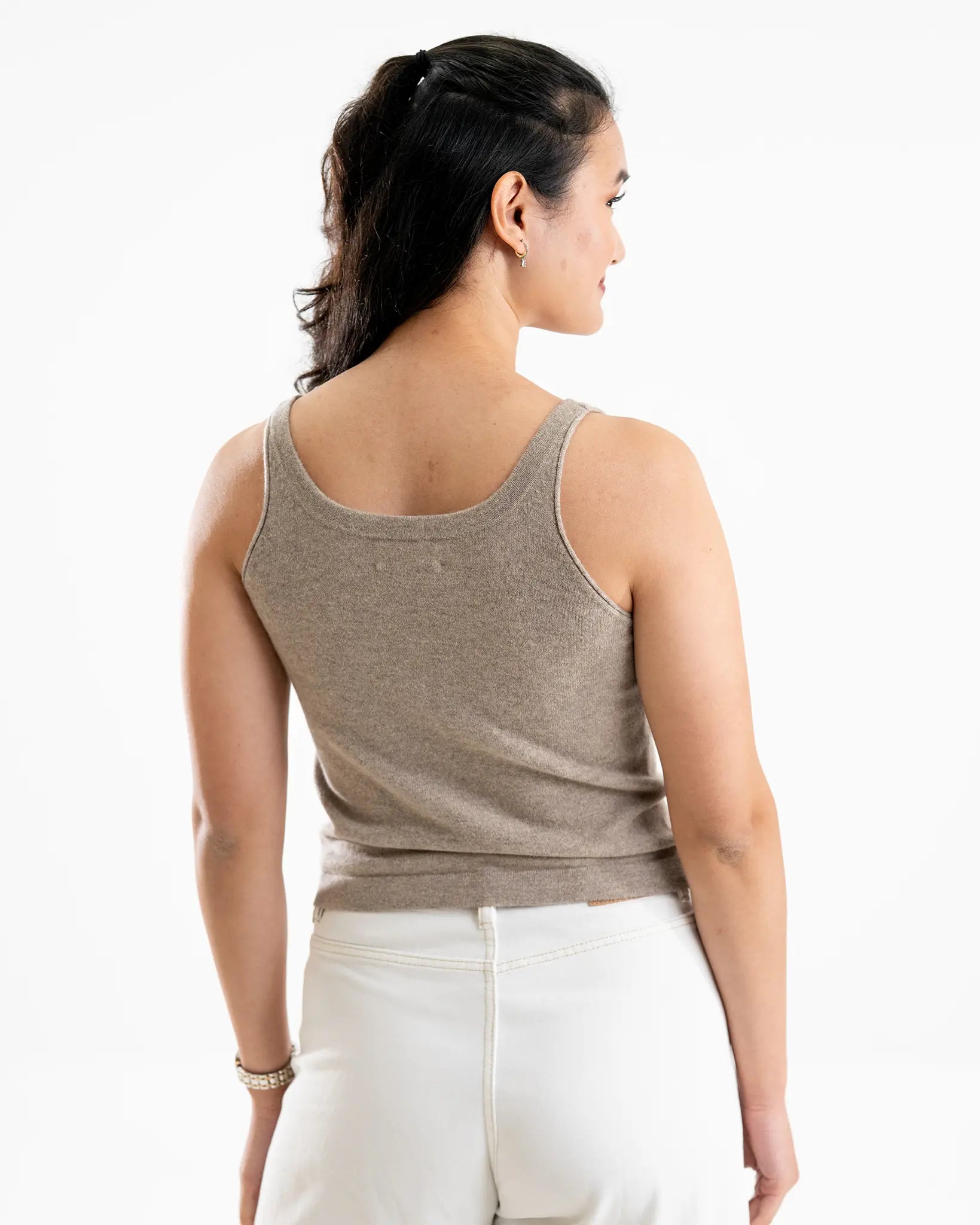 Cashmere Vest - Beige