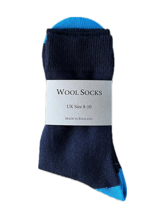 Everyday Wool Socks | Navy